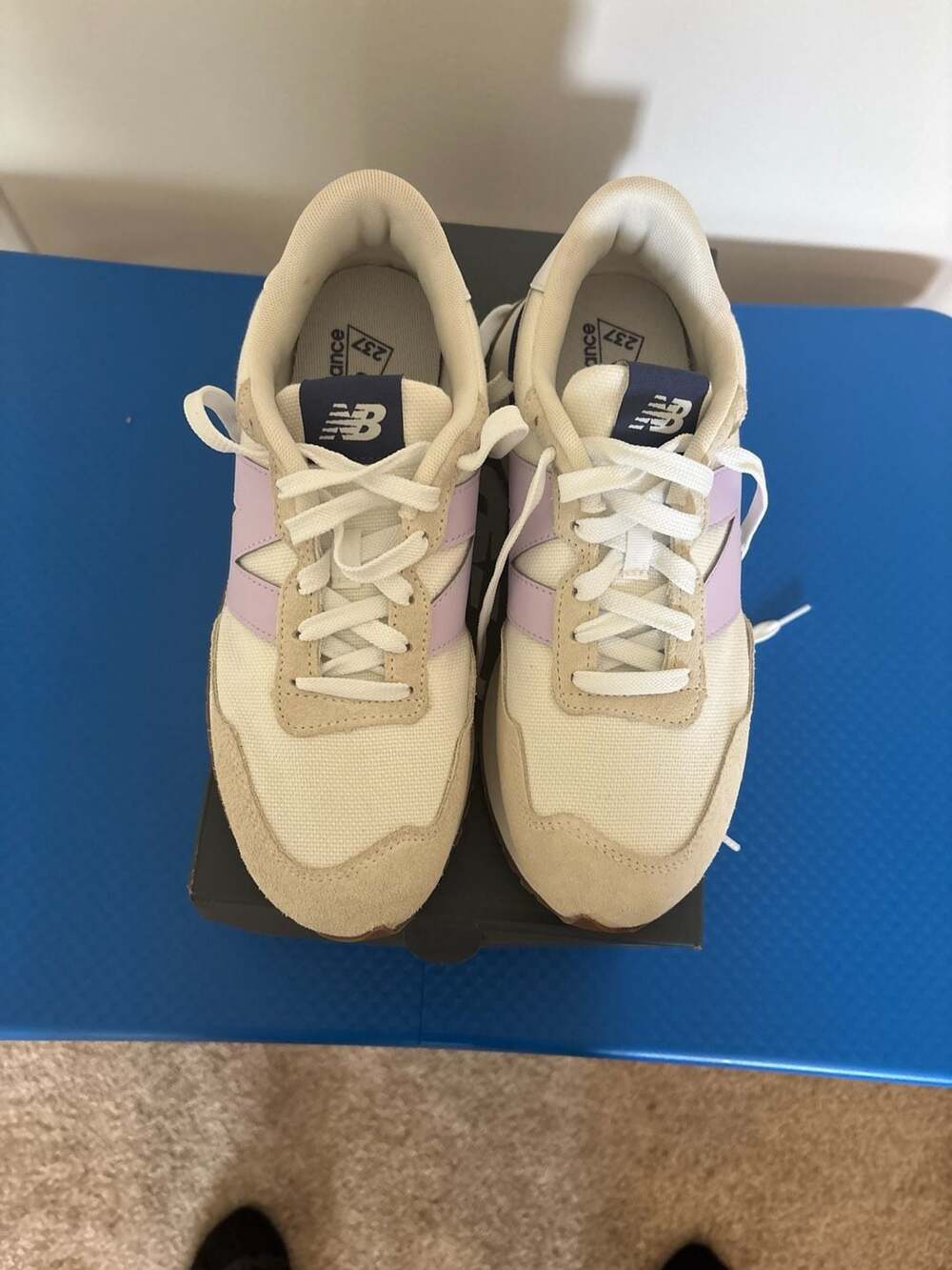 New Balance 237 White Purple Women's Size 9 WS237MP